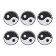 thumbnail image 2 of Sewing Patches, Tai Chi Pattern Yin Yang Patch Cotton Material 6PCS  For Wallet For Package For Hat For Shirt, 2 of 8