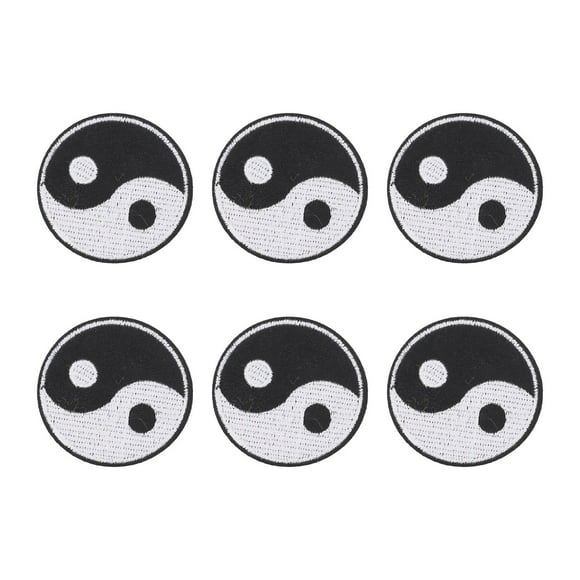 Parche Yin Yang Parches de costura Patrón de Tai Chi Operación simple para paquete para billetera para camisa para sombrero ANGGREK Otros