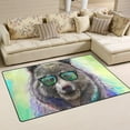 thumbnail image 2 of Dreamtimes Lightweight Non Slip Carpet Mats 60 x 39 inch (5'x 3'3"), Area Soft Rugs Floor Mat Rug Decoration for Kids Room Living Room Bear Wear Sunglass, 2 of 6