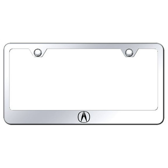 Au-TOMOTIVE GOLD Acura Logo Only Laser Etched Frame - Mirrored
