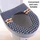 thumbnail image 4 of Dinheiro Almohadillas para Fundas para Asientos de Inodoro, Almohadillas para Fundas para Asientos de Inodoro de Tela Lavables, más cálidas y Suaves para el baño, 4 of 5