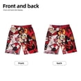 thumbnail image 2 of Animation Hazbin Hotel Boy's Board Shorts Teen Swim Trunks Drawstring Quick Dry Beach Shorts Summer Swimsuits with Mesh Lining and Pockets, 2 of 8