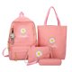 thumbnail image 1 of Bolsa 4 unids/set mochilas escolares para estudiantes, mochila de lona para adolescentes y niñas, Mochila Ndcxsfigh  Para Estrenar, 1 of 8