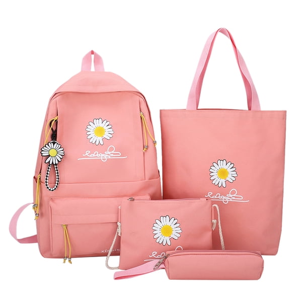 Bolsa 4 unids/set mochilas escolares para estudiantes, mochila de lona para adolescentes y niñas, Mochila Ndcxsfigh Para Estrenar
