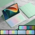 thumbnail image 1 of Funda para Xiaomi Pad 5 Funda de teclado para Xiaomi Mi Pad 5 Pro Funda 2021 ruso español francés Arco Iris Bluetooth teclado Tan Jianjun unisex, 1 of 2