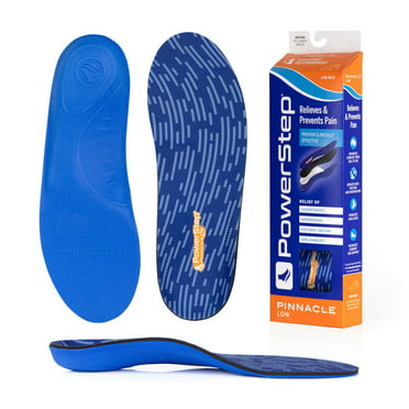 PowerStep PULSE Thin 3/4 Length Ultra-Thin Orthotic Running Shoe ...