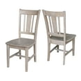 thumbnail image 5 of Set of Two San Remo Solid Wood Splatback Chairs in Washed Gray Taupe, 5 of 6