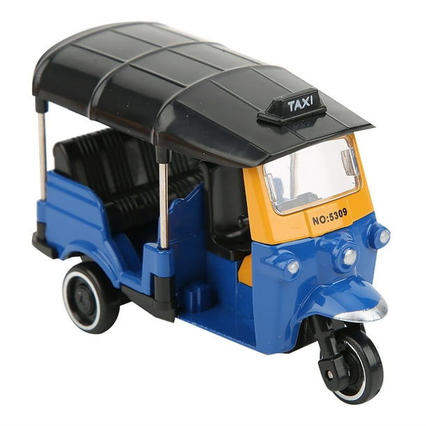 Coche Triciclo De aleación, Modelo De Coche, Vehículos De Alta Simulación Para Niños, Juguete Con Función Deslizante