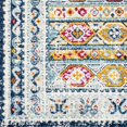 thumbnail image 6 of Hauteloom Wilsons Living Room, Bedroom Area Rug - Bohemian/Global - Navy, Aqua, Magenta - 5'3" x 7'3", 6 of 8