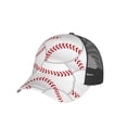 thumbnail image 7 of Picia Baseballs Pattern Trucker Hat,Baseball Cap,Sun Protection Cap,Stylish Headwear,Leisure Cap,Outdoor Sports Cap, 7 of 7