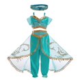 thumbnail image 1 of Disfraz de princesa árabe de Disney Jasmine para niña, vestido de bombardeo de Halloween, ropa de Cosplay para niños, cumpleaños ix zhangmengya unisex, 1 of 2