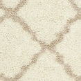 thumbnail image 5 of SAFAVIEH Daley Geometric Plush Shag Area Rug, Ivory/Beige, 5'1" x 7'6", 5 of 9