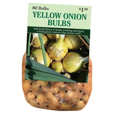 Dutch Valley Yellow Onion Bulbs, 80-Count/25