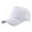 White, variant on BYHONG Men's and Women's Summer Cotton Back Net Hat Fashion Casual Sunscreen Baseball Cap Visors White