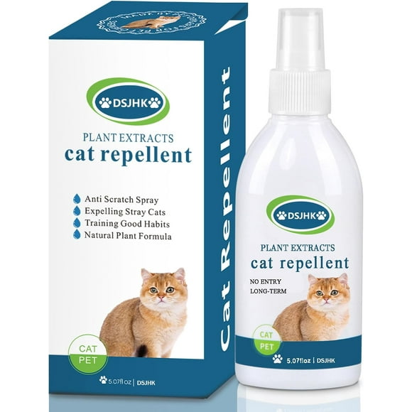 Cat Deterrent Spray Indoor, Cat Repellent Indoor for Cat and Kitten, Cat Scratch Deterrent Training Aid for Furniture, Sofas, Rugs, Curtain, Cat Deterrent Indoor and Outdoor, Protecting Furniture