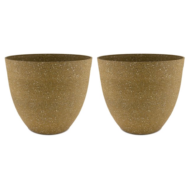 Set de 2 Macetas Decorativas CasaMia Lili 27.2x31 Yellow