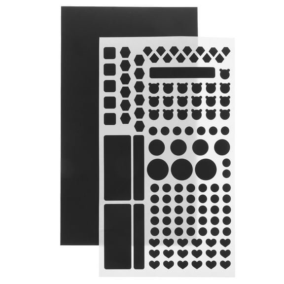 Pretyzoom Black Light Blocking Tape Dimming Sheets Black Paper 2Pack For Home Theater