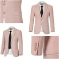 thumbnail image 5 of Lycody Kids Blazer Blazer Herringbone Jacket Fit Suit Formal Blazer for Party Wedding Homecoming 2T-20 for Kids and Boys, 5 of 8