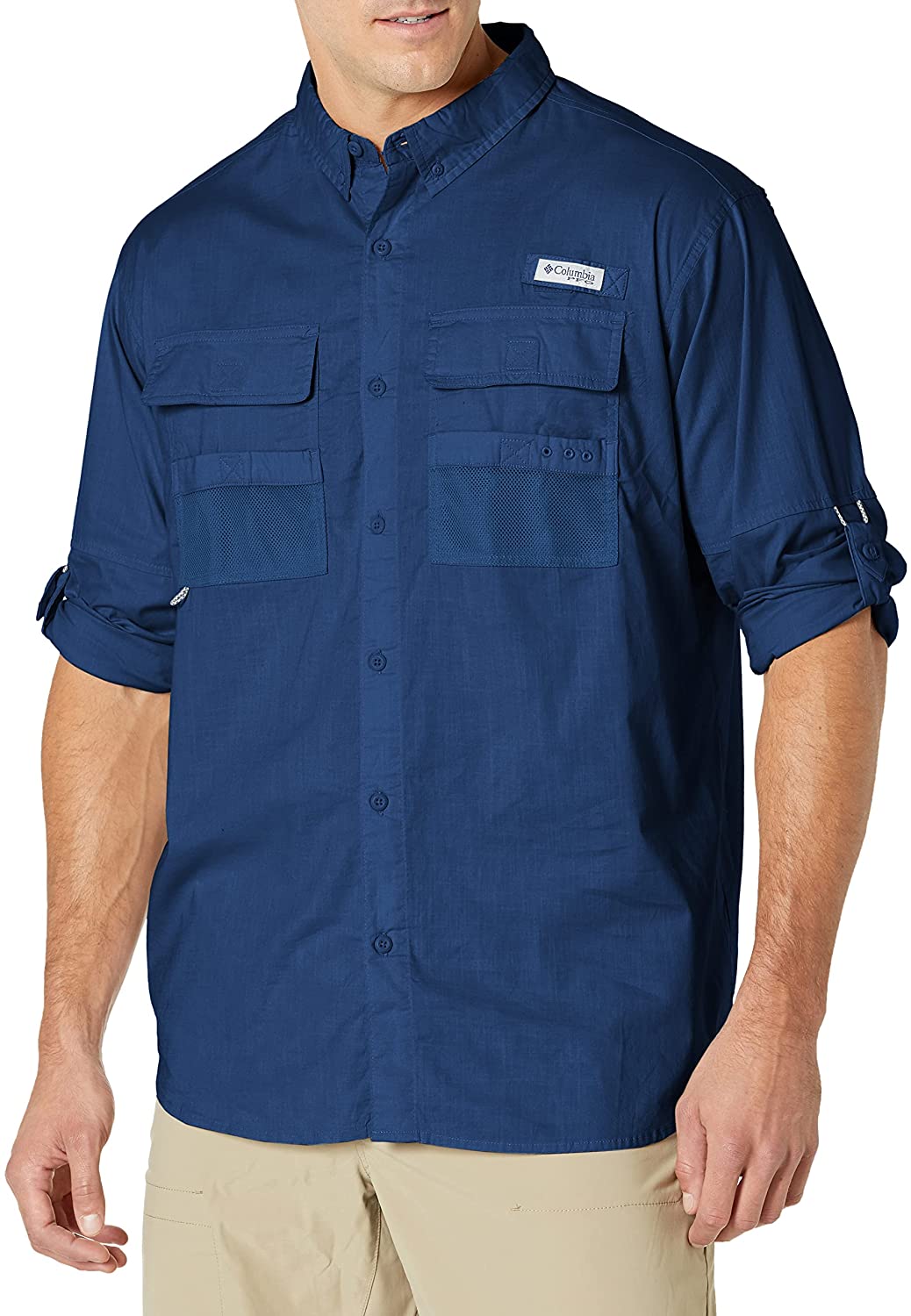 Columbia Mens PFG Half Moon Long Sleeve 