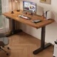 thumbnail image 2 of Mesa elevadora eléctrica de madera maciza, mesa de ordenador inteligente, mesa elevadora de deportes electrónicos, escritorio de oficina de aprendizaje para el hogar, banco de trabajo, escritorios par, 2 of 4