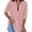 Pink, variant on Womens Button Down Shirts Solid Dress Shirts Long Sleeve Flowy Collared Work Office Business Blouses Tops White M