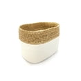thumbnail image 1 of hometrends Cali White / Tan Basket Small, 1 of 1