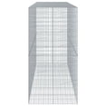 thumbnail image 2 of vidaXL Gabion Basket with Cover 350x100x200 cm Galvanised Iron, 2 of 5