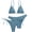 Dark Gray, variant on Knot Front,Strapless Bathing Suits for Women,Bathing Suits,Womens Bikini,Spaghetti Straps,Summer Swimsuit,High Waisted Bikini Sets for Women Army Green M