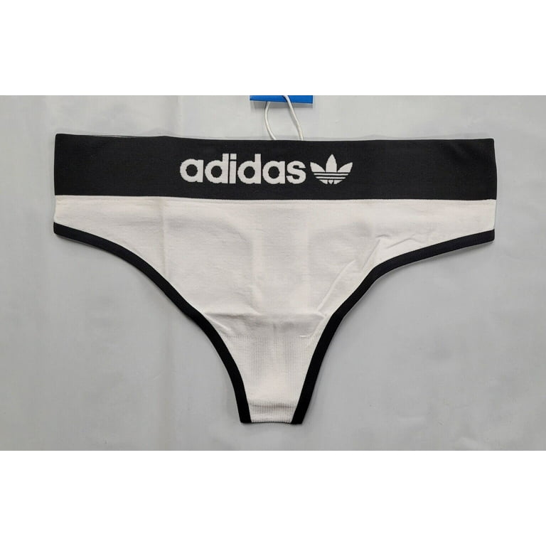 Adidas Women's Seamless Thong Underwear (White 2, Large) - 4A1H64