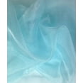 thumbnail image 3 of Sheer Organza Fabric by the Yard for Sewing Fashion Wedding Dress DIY Event Decorations, 60’’ Wide Sparkle Silky Crystal Organza Fabric (Aqua Blue, 1 Yard), 3 of 3