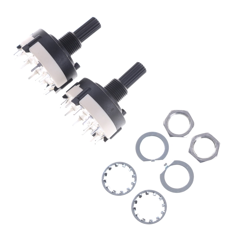 Cheap And Stylish 2x 1 Pole 12 Position Panel PCB Wiring Rotary Switch cheap-and-stylish-2x-1-pole-12-position-panel-pcb-wiring-rotary-switch