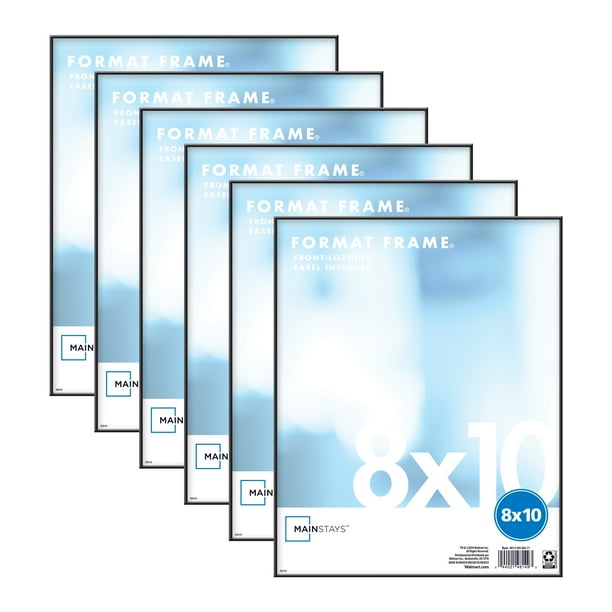 Mainstays 8 X 10 Format Picture Frame Set Of 6 Walmart Com Walmart Com