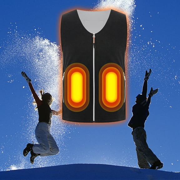 Yaoyar Outdoor Warm Intelligent USB Heated Clothing For Riding Skiing Fishing Charging Via Heated Women Vest Coat