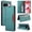 Green, variant on Leather For Google Pixel 10a 6.3-inch Case , RFID Blocking,Flip Color blocking Wallet Leather Case With Cash Holder Magnetic Closure Shockproof Kickstand Protective Phone Cases Cover,Red