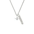 thumbnail image 2 of Delight Jewelry Silvertone Aladdin's Lamp Silvertone Sisters Best Friends Forever Bar Charm Necklace, 23", 2 of 4