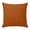 Burnt Orange, variant on Throw Pillow Covers, Burnt Orange 16x16 Pillow Covers for Couch/Sofa/Bed, Fall Autumn Thanksgiving Farmhouse Solid Color Decorative Square Linen Cushion Pillowcase for Home Decor
