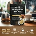 thumbnail image 5 of MUSHROOM  COFFEE  with COLLAGEN – Instant Coffee with 10 Superfood Adaptogen Mushrooms (Chaga, Lion’s Mane, Cordyceps, Turkey Tail, Maitake, Shiitake & More) –  180 g, 5 of 6