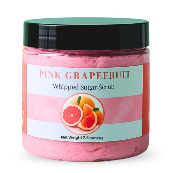 Nature Skin Shop Whipped Sugar Soap Scrub with Grapefruit, 8 oz