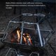 thumbnail image 3 of Foldable Mesh Fire Pit Outdoor Camping Fire Pit Collapsing Steel Mesh Fire Stand for Garden Backyar, 3 of 5