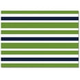 thumbnail image 2 of Geometric Area Rug 5'x8' Green Navy Blue White Geometric Stripes Washable Area Rugs Non Shedding Floor Carpet Rubber Backing Non-Slip Indoor Mats for Living Room Bedroom Kitchen, 2 of 8