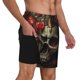 thumbnail image 2 of Fotbe Classical Rose Crown Skull Traje de Baño para Hombre – Shorts de Natación de Secado Rápido con Forro y Bolsillos-Medium, 2 of 6