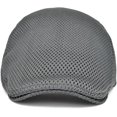 thumbnail image 4 of Sombrero de verano de malla transpirable para hombre, boina ajustable Newsboy Ivy, gorra plana Adepaton CZYD-ST42-3, 4 of 5