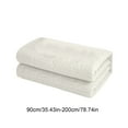 thumbnail image 3 of White Mattress Topper Pad, 35x79 Inch Non-Slip Mattress Protector, Thickened Bed Mattress Cover, 3 of 8
