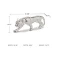 thumbnail image 6 of Signature Design by Ashley Drice Panther Sculpture, Mirror Silver Mosaic Glass Handcrafted Decorative Accent, 10.75" Height, 6 of 6