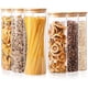 thumbnail image 1 of Set de 6 Frascos de Vidrio para Almacenamiento de Alimentos con Tapas Herméticas ComSaf, 1 of 8