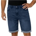 thumbnail image 6 of LONKITO Mens Jean Shorts Outdoor Work Casual Denim Shorts with Pockets for 2026 Summer Clothes Size M, 6 of 8