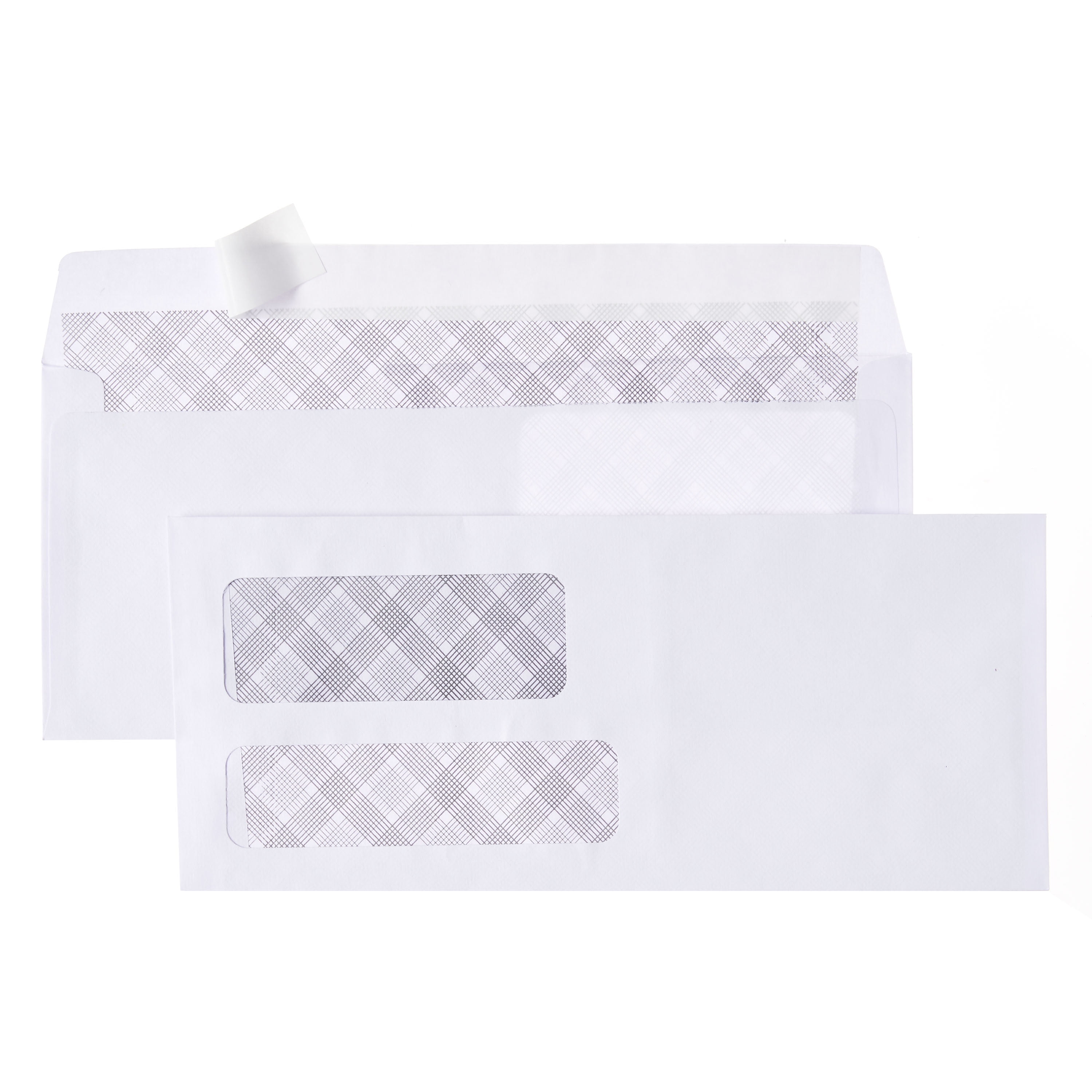 Paper Doypack White with self closing and Window 16+8x26cm (50 Units)
