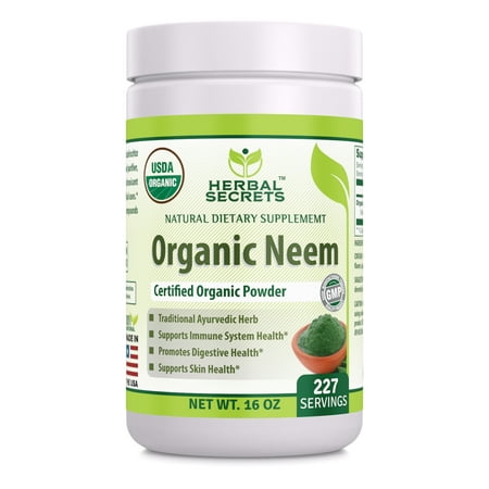 Herbal Secrets Certified Organic Neem Powder 2 Grams 16