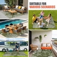 thumbnail image 3 of Sage Green Coastal Outdoor Rug 5x7 Ft, Non Slip Washable Area Rug, Starfish Coral Summer Beach Ocean Patio Rugs Carpet Runner, Large Floor Mat for Indoor/Outdoor Deck Porch Camping, 3 of 8