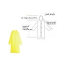 thumbnail image 3 of Kyusrd Pack Raincoats Reusable EVA Rain Ponchos Lightweight Rain Coat Rainproof Rain Gear for Men and Women, 3 of 6